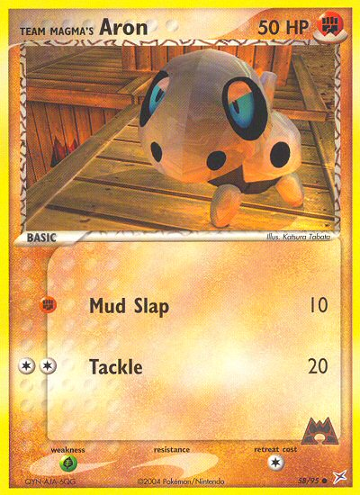 Team Magma v Aqua Team Magma's Aron #58/95